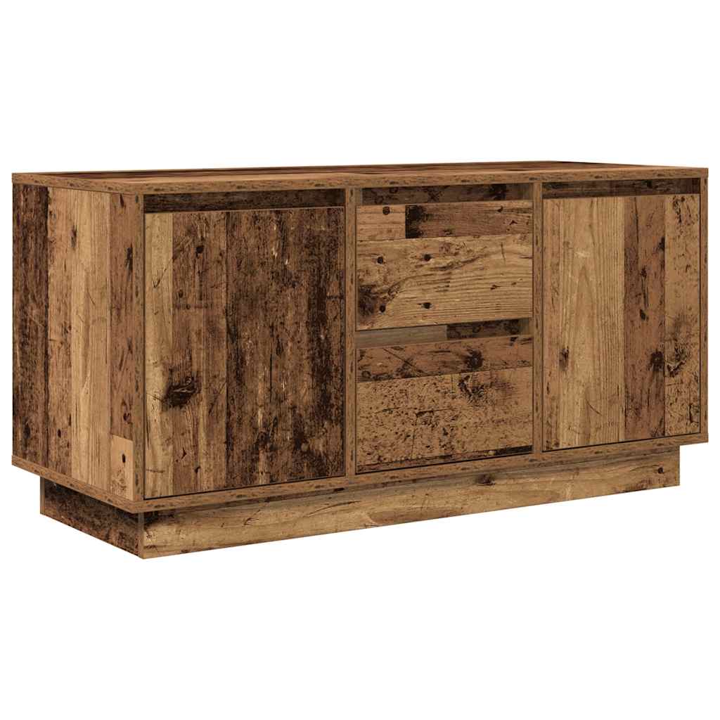 vidaXL Dulap TV cu lumini LED, lemn vechi, 100x41x50 cm vidaXL Dulap TV cu lumini LED, lemn vechi, 100x41x50 cm