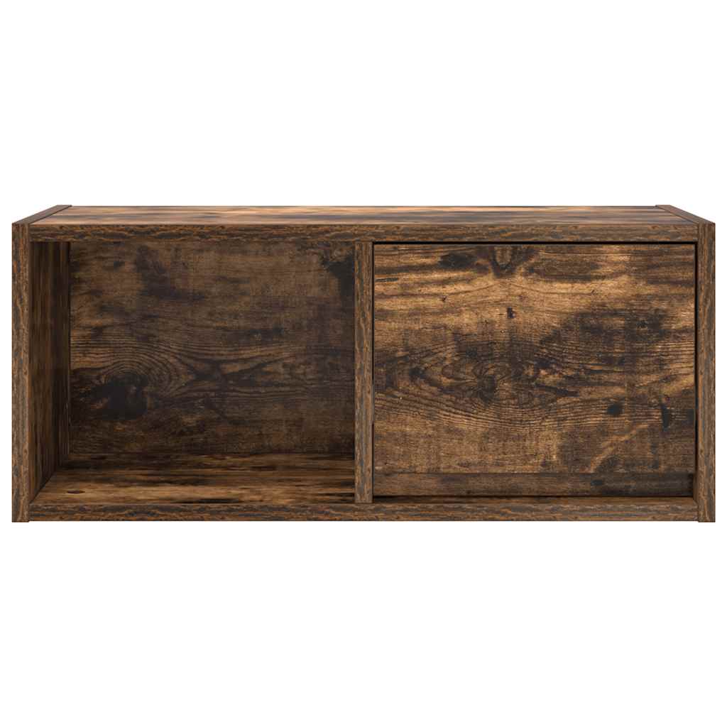 vidaXL Dulap TV stejar afumat 60x31x25,5 cm din lemn de prelucrare