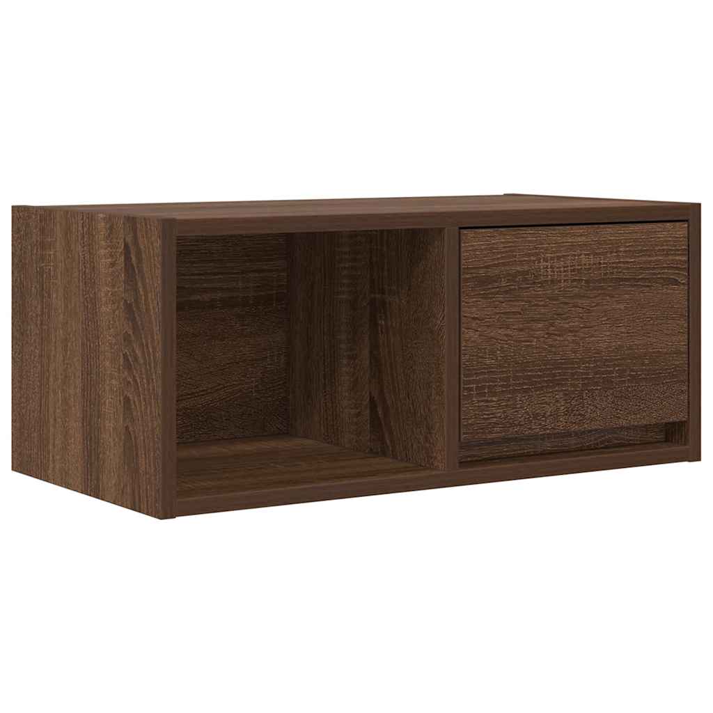 vidaXL Dulap TV Stejar maro 60x31x25,5 cm Lemn prelucrat