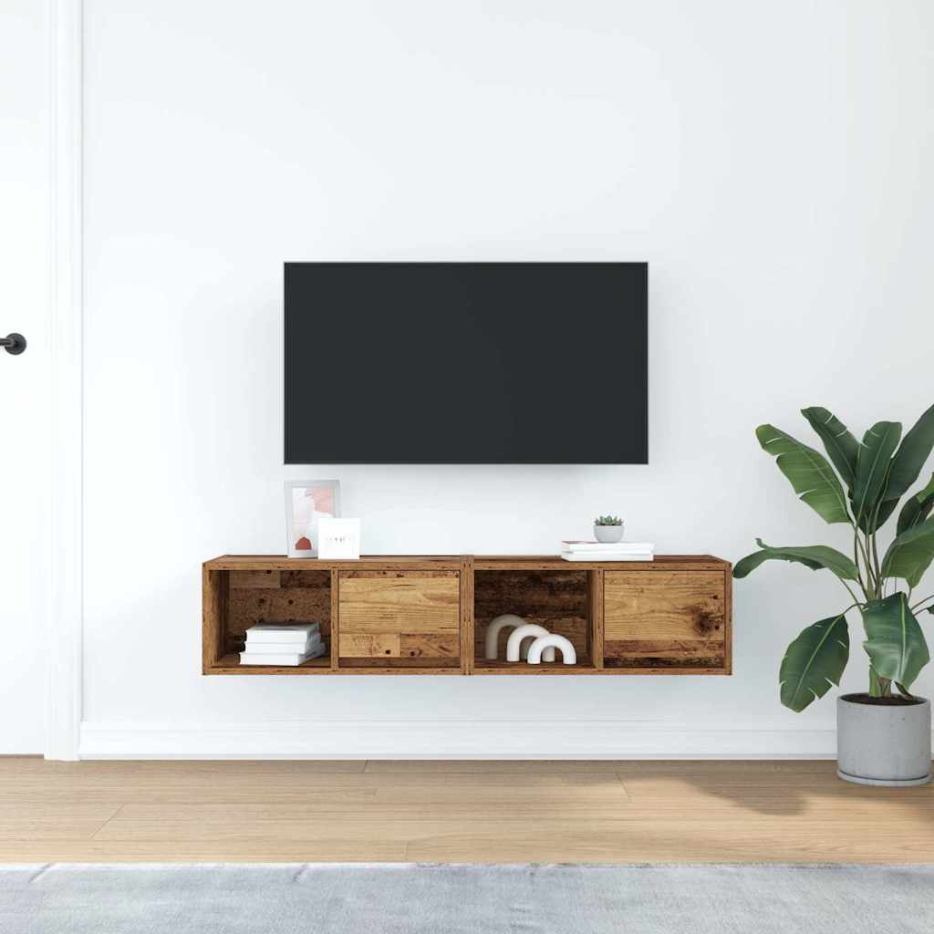 vidaXL Dulapuri TV 2 buc Lemn vechi 60x31x25,5 cm Lemn prelucrat vidaXL Dulapuri TV 2 buc Lemn vechi 60x31x25,5 cm Lemn prelucrat
