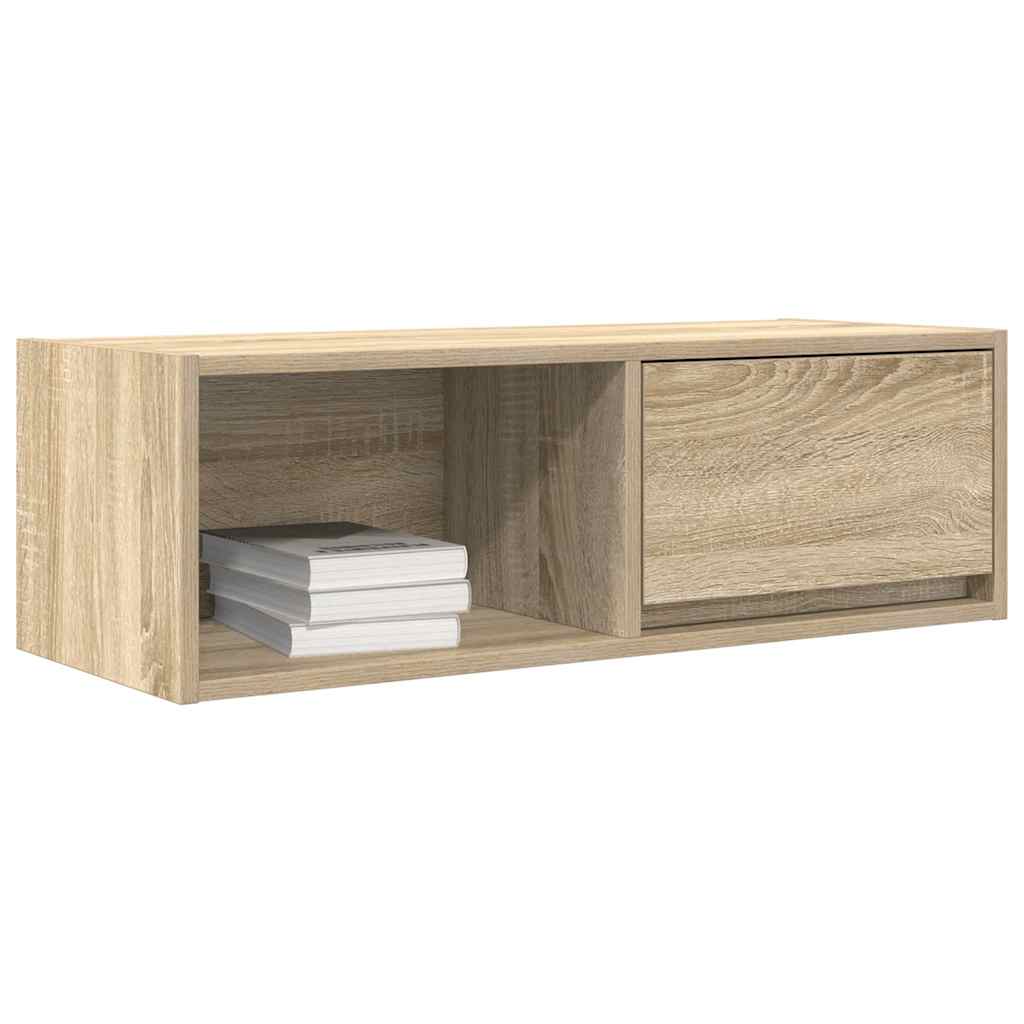 vidaXL Dulap TV Stejar Sonoma 80x31x25,5 cm Lemn prelucrat