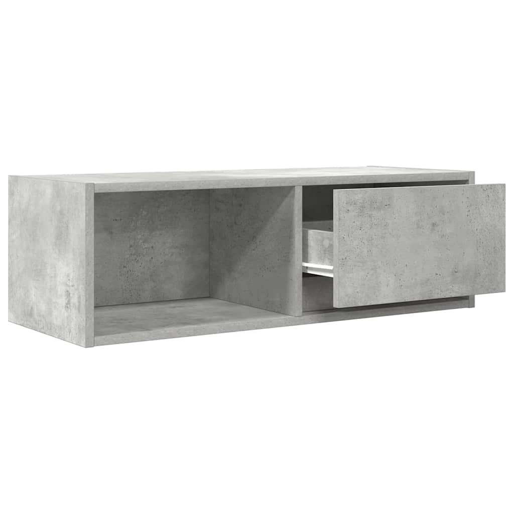 vidaXL Dulap TV Beton Gri 80x31x25,5 cm Lemn prelucrat