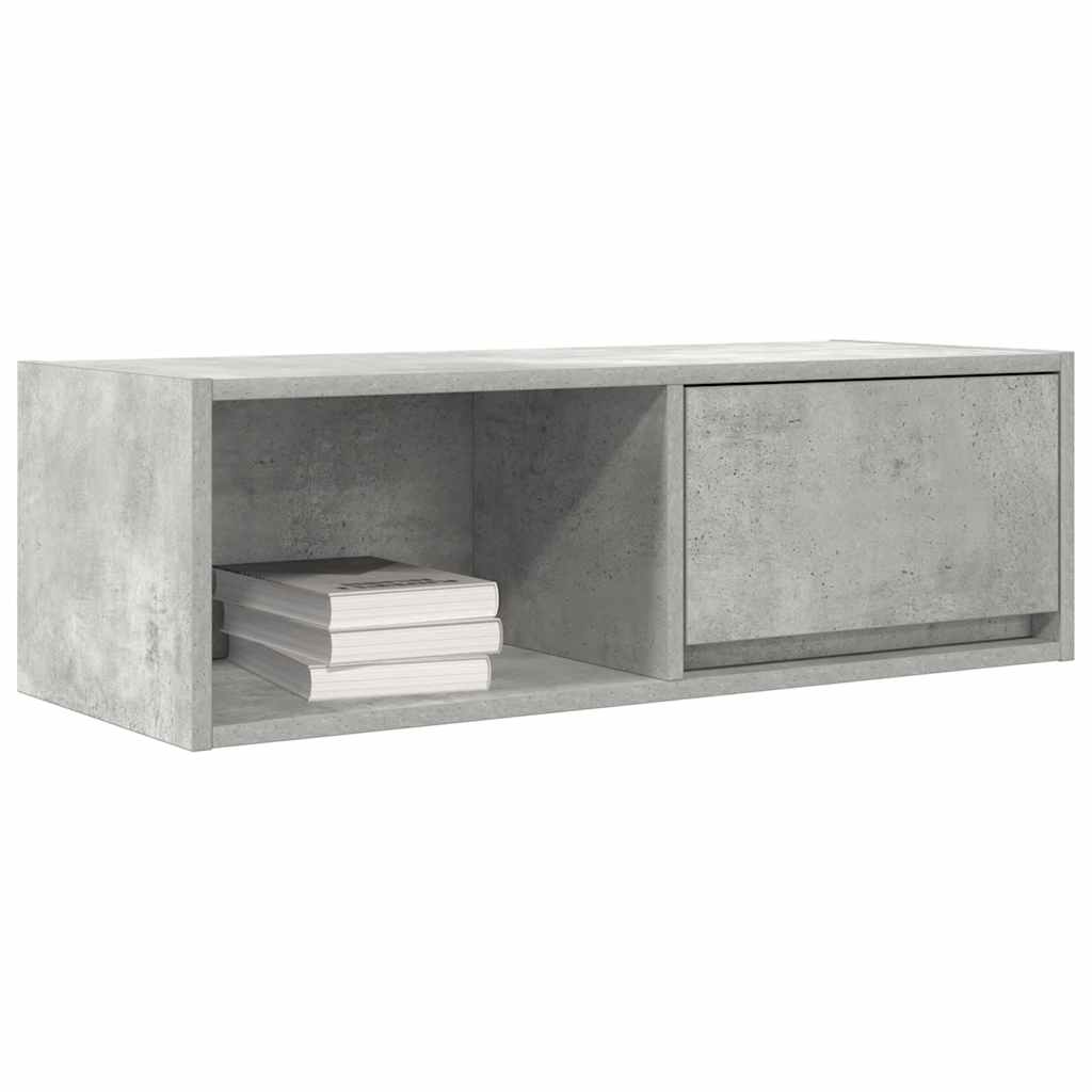 vidaXL Dulapuri TV 2 buc Beton Gri 80x31x25,5 cm Lemn prelucrat