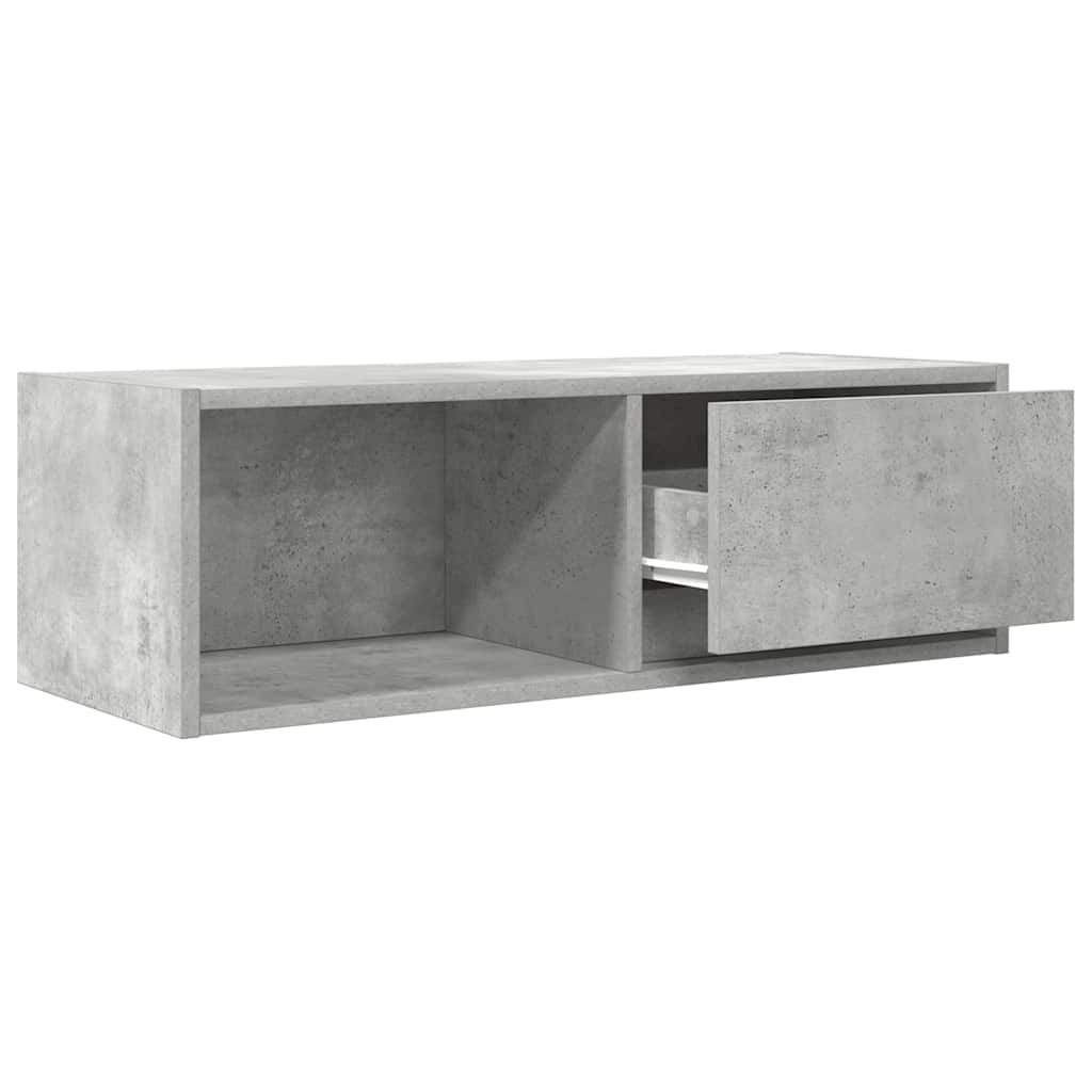 vidaXL Dulapuri TV 2 buc Beton Gri 80x31x25,5 cm Lemn prelucrat