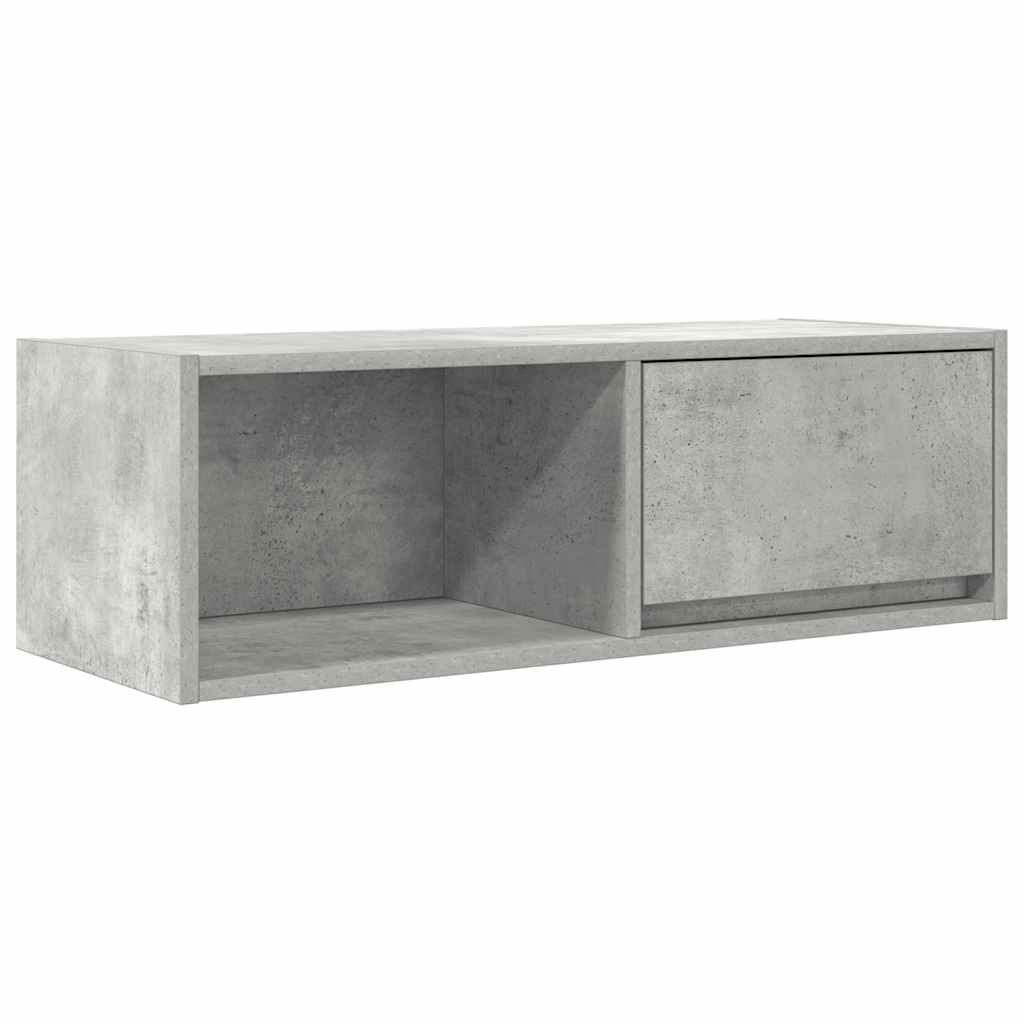 vidaXL Dulapuri TV 2 buc Beton Gri 80x31x25,5 cm Lemn prelucrat