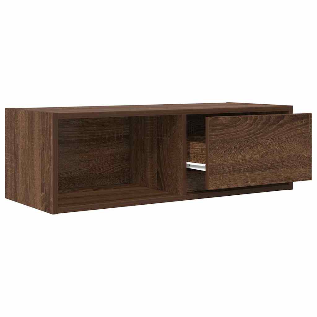vidaXL Dulap TV Stejar maro 80x31x25,5 cm Lemn prelucrat