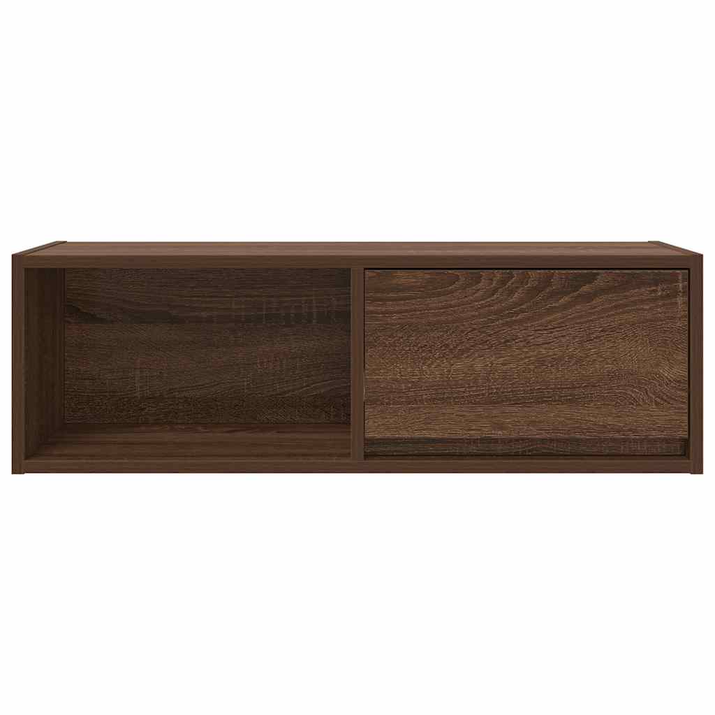 vidaXL Dulap TV Stejar maro 80x31x25,5 cm Lemn prelucrat
