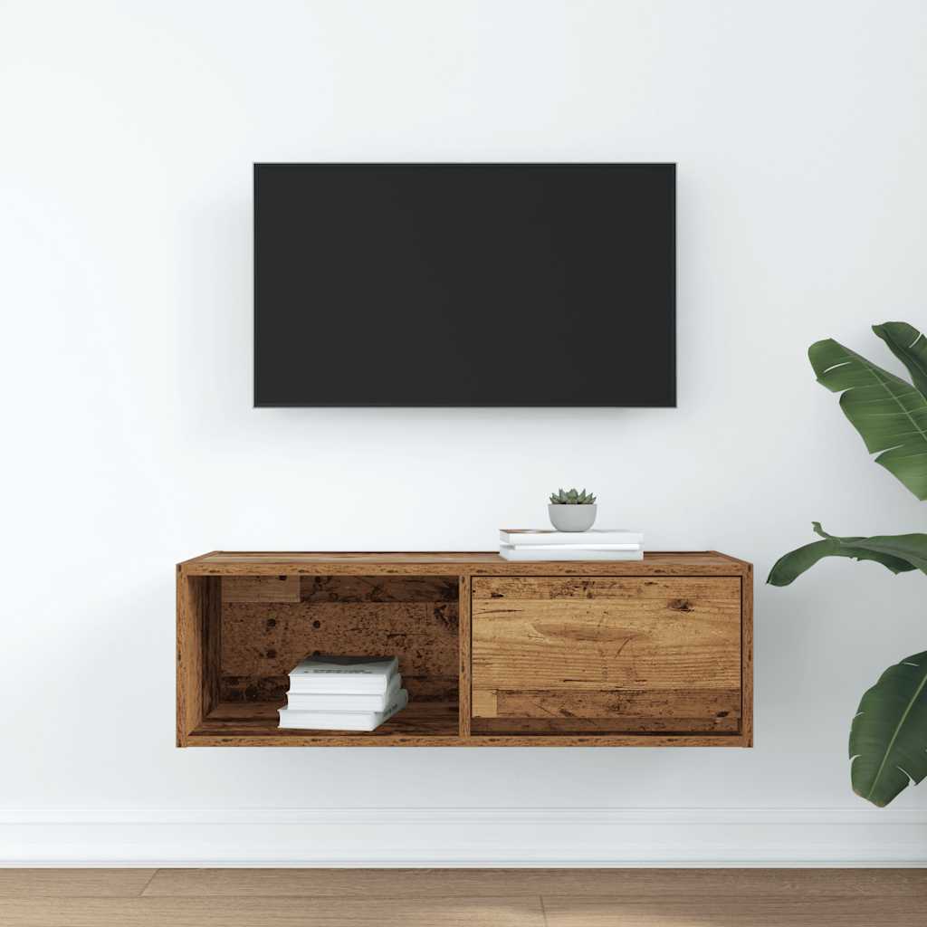 vidaXL Dulap TV Lemn vechi 80x31x25,5 cm Lemn prelucrat