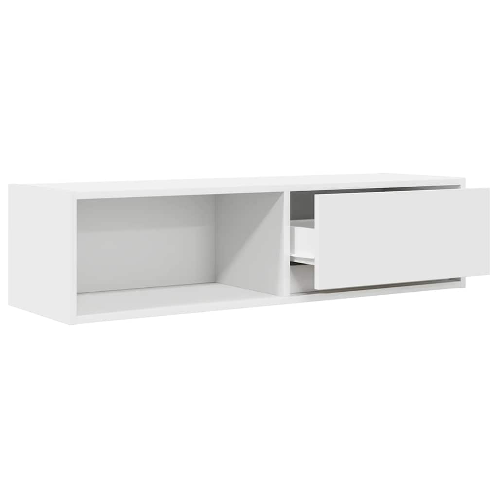 vidaXL Dulap TV alb 100x31x25,5 cm lemn prelucrat