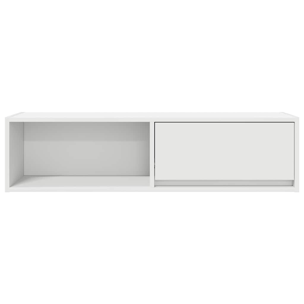 vidaXL Dulap TV alb 100x31x25,5 cm lemn prelucrat