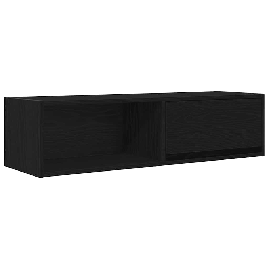 vidaXL Dulapuri TV 2 buc Stejar negru 100x31x25,5 cm Lemn prelucrat