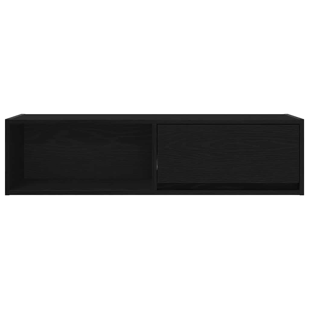 vidaXL Dulapuri TV 2 buc Stejar negru 100x31x25,5 cm Lemn prelucrat