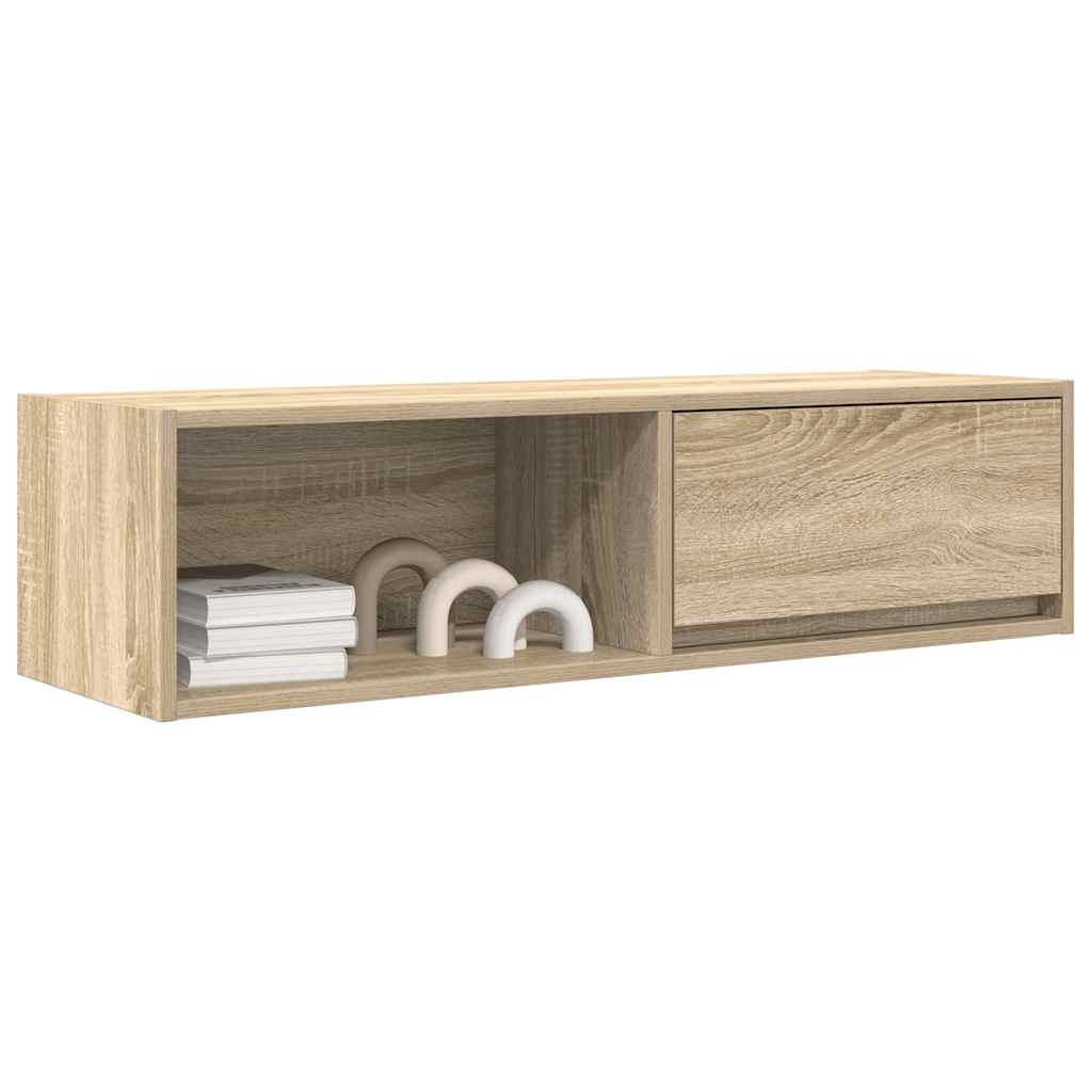 vidaXL Dulapuri TV 2 buc Stejar Sonoma 100x31x25,5 cm Lemn prelucrat