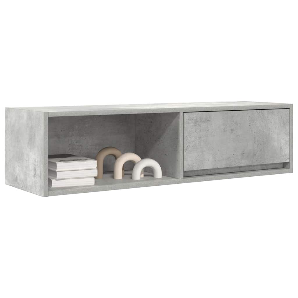 vidaXL Dulapuri TV 2 buc Beton Gri 100x31x25,5 cm Lemn prelucrat vidaXL Dulapuri TV 2 buc Beton Gri 100x31x25,5 cm Lemn prelucrat