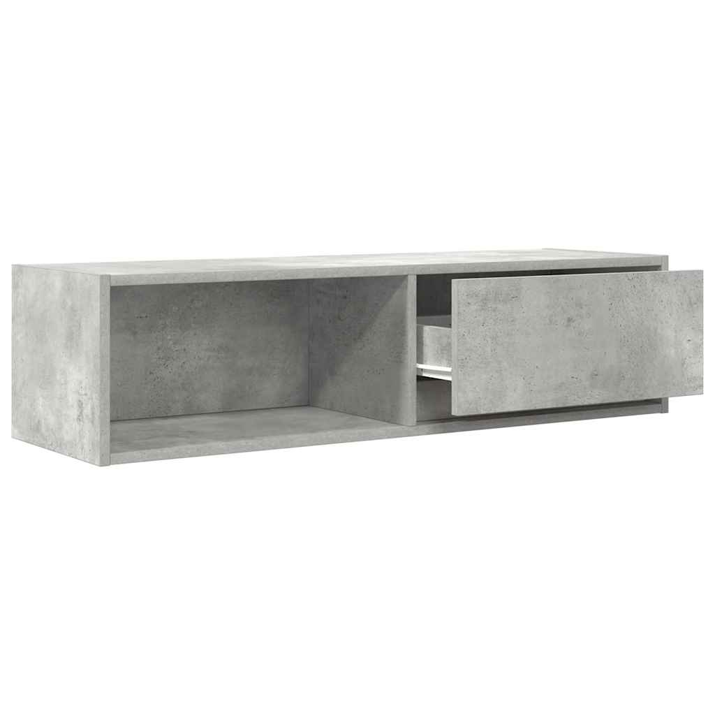 vidaXL Dulapuri TV 2 buc Beton Gri 100x31x25,5 cm Lemn prelucrat vidaXL Dulapuri TV 2 buc Beton Gri 100x31x25,5 cm Lemn prelucrat