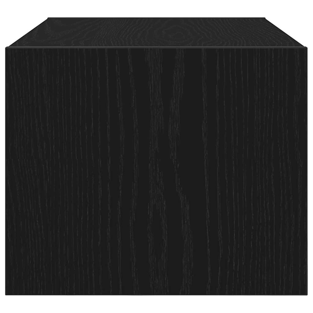 vidaXL Dulap TV Stejar negru 60x31x25,5 cm Lemn prelucrat
