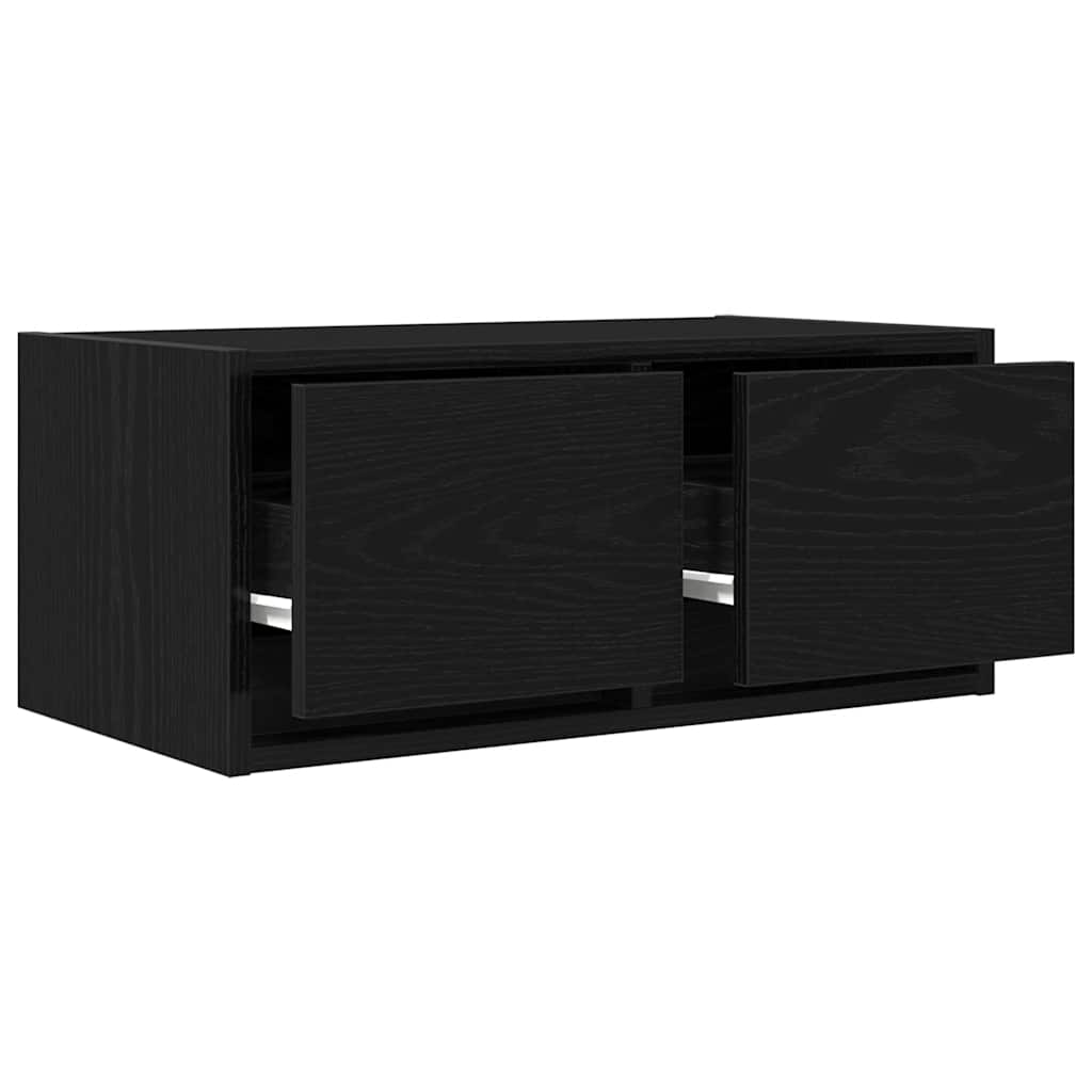 vidaXL Dulapuri TV 2 buc stejar negru 60x31x25,5 cm lemn prelucrat