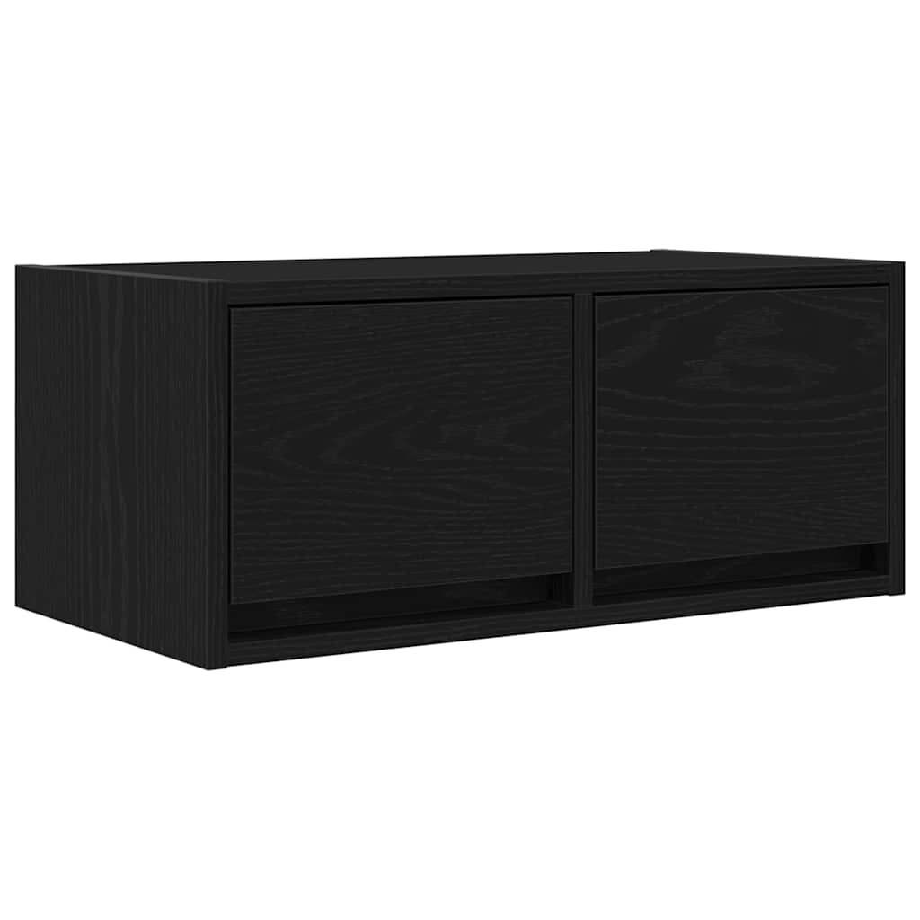 vidaXL Dulapuri TV 2 buc stejar negru 60x31x25,5 cm lemn prelucrat