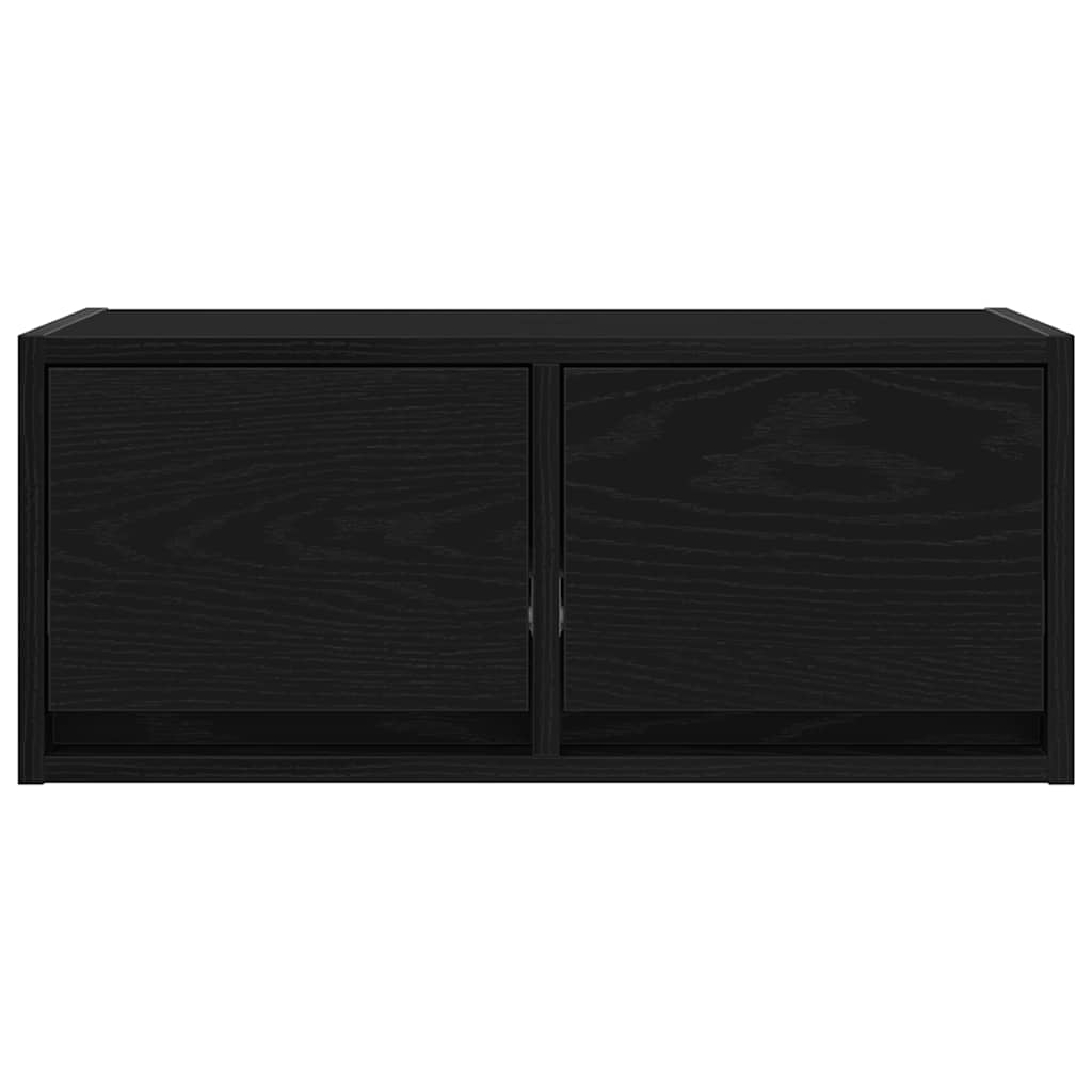 vidaXL Dulapuri TV 2 buc stejar negru 60x31x25,5 cm lemn prelucrat