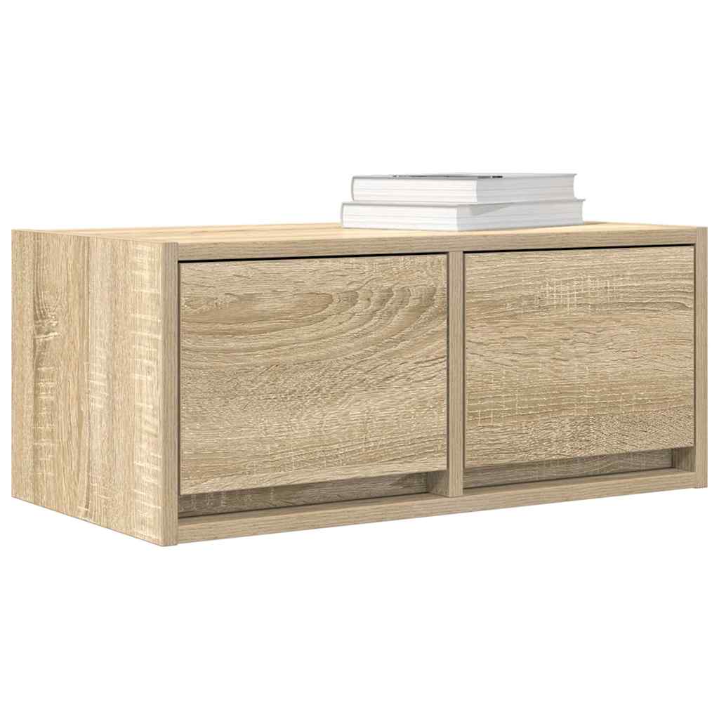 vidaXL Dulapuri TV 2 buc Stejar Sonoma 60x31x25,5 cm Lemn prelucrat
