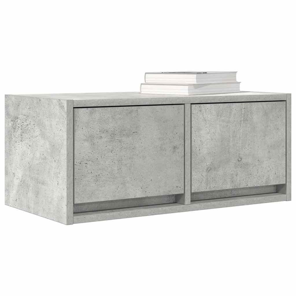 vidaXL Dulapuri TV 2 buc Beton Gri 60x31x25,5 cm Lemn prelucrat vidaXL Dulapuri TV 2 buc Beton Gri 60x31x25,5 cm Lemn prelucrat