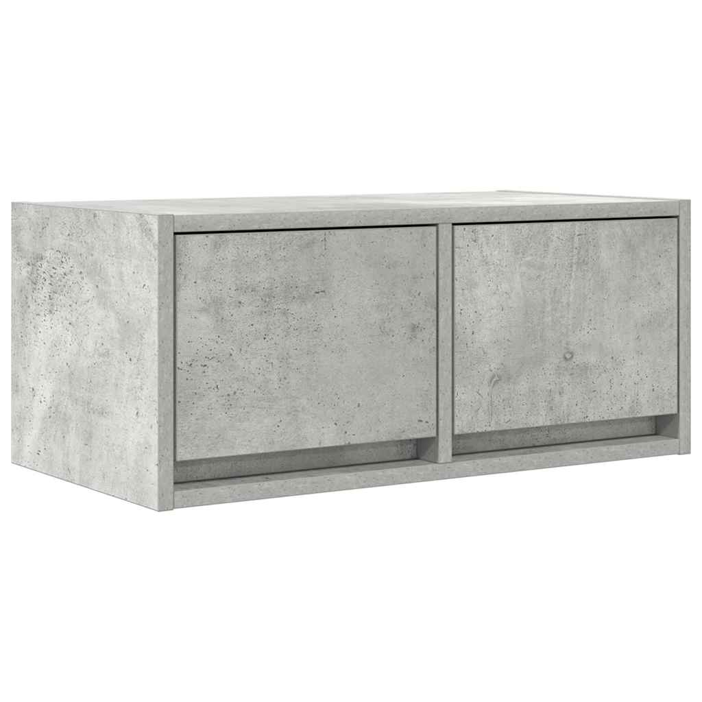 vidaXL Dulapuri TV 2 buc Beton Gri 60x31x25,5 cm Lemn prelucrat vidaXL Dulapuri TV 2 buc Beton Gri 60x31x25,5 cm Lemn prelucrat
