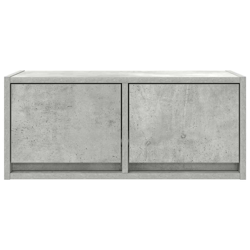 vidaXL Dulapuri TV 2 buc Beton Gri 60x31x25,5 cm Lemn prelucrat vidaXL Dulapuri TV 2 buc Beton Gri 60x31x25,5 cm Lemn prelucrat