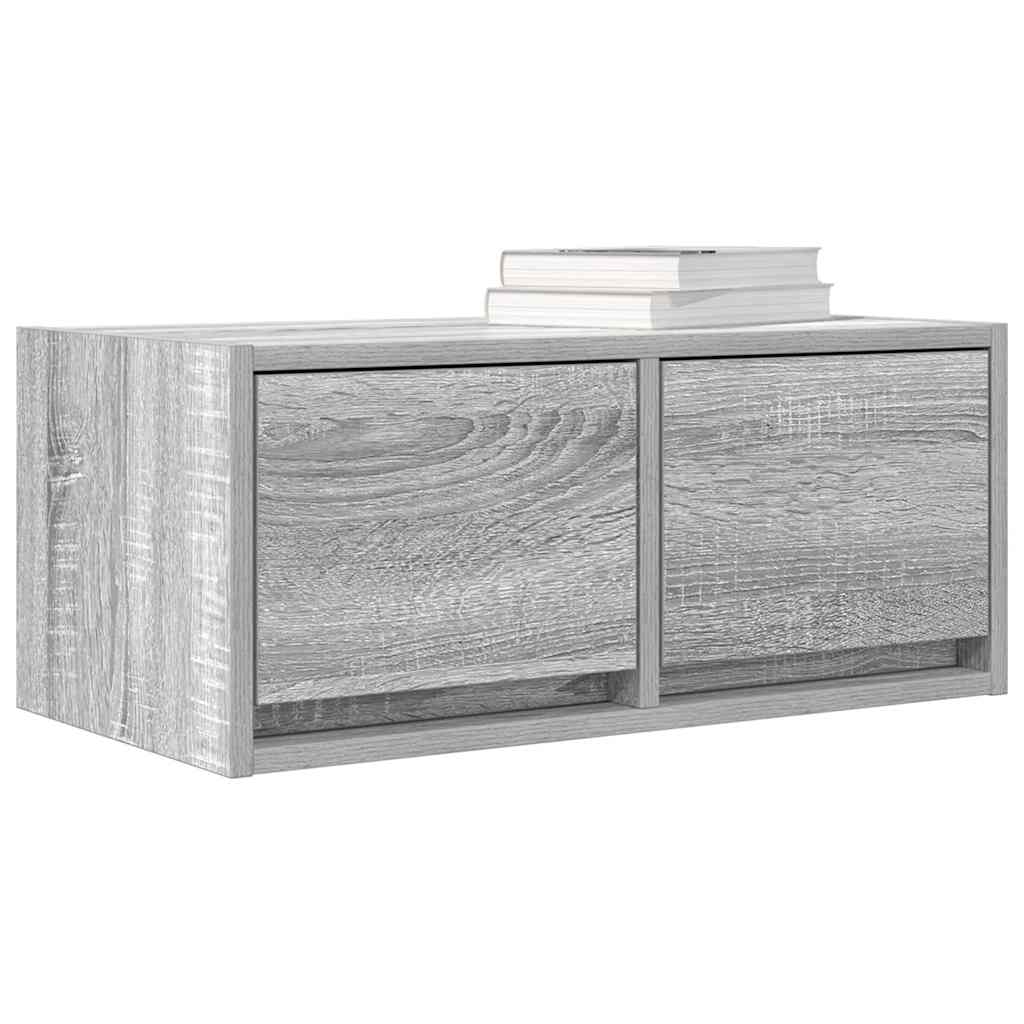 vidaXL Dulap TV Gri Sonoma 60x31x25,5 cm lemn prelucrat