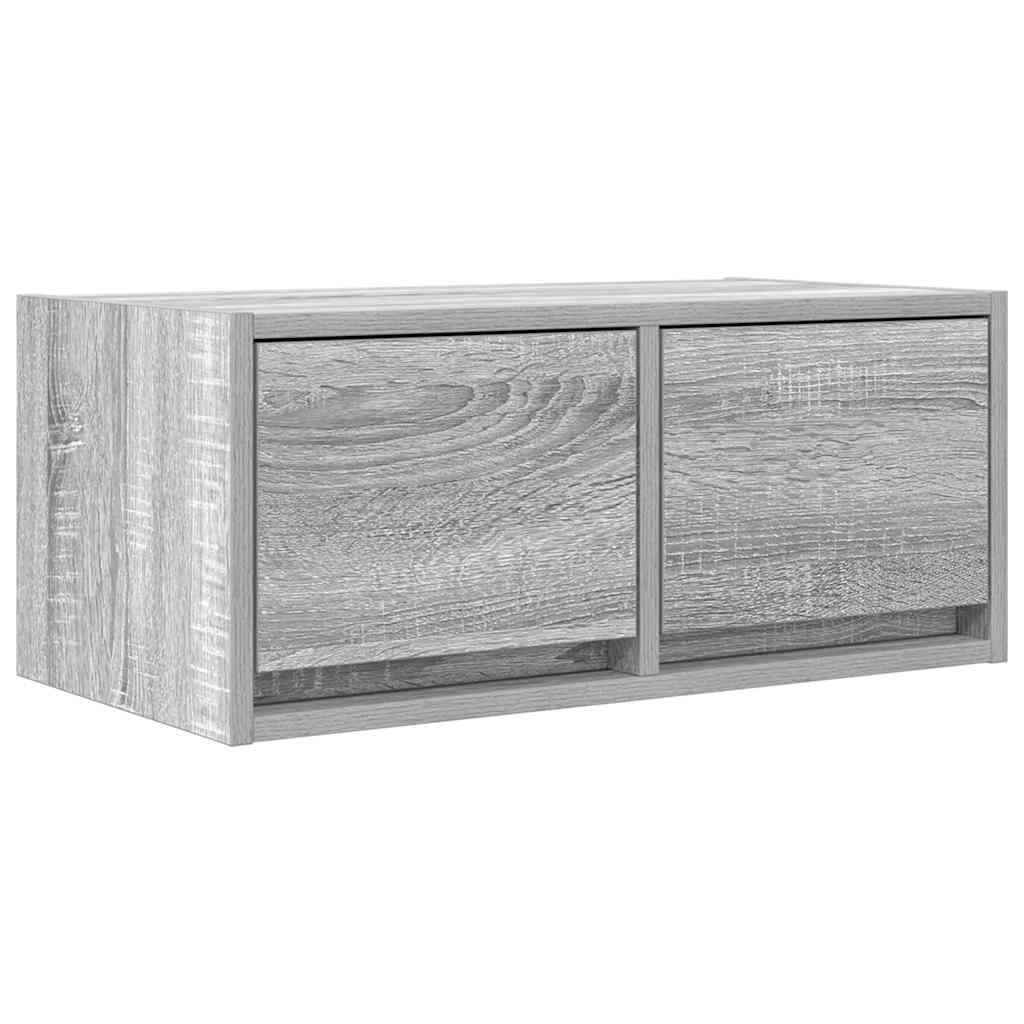 vidaXL Dulapuri TV 2 buc Gri Sonoma 60x31x25,5 cm Lemn prelucrat vidaXL Dulapuri TV 2 buc Gri Sonoma 60x31x25,5 cm Lemn prelucrat