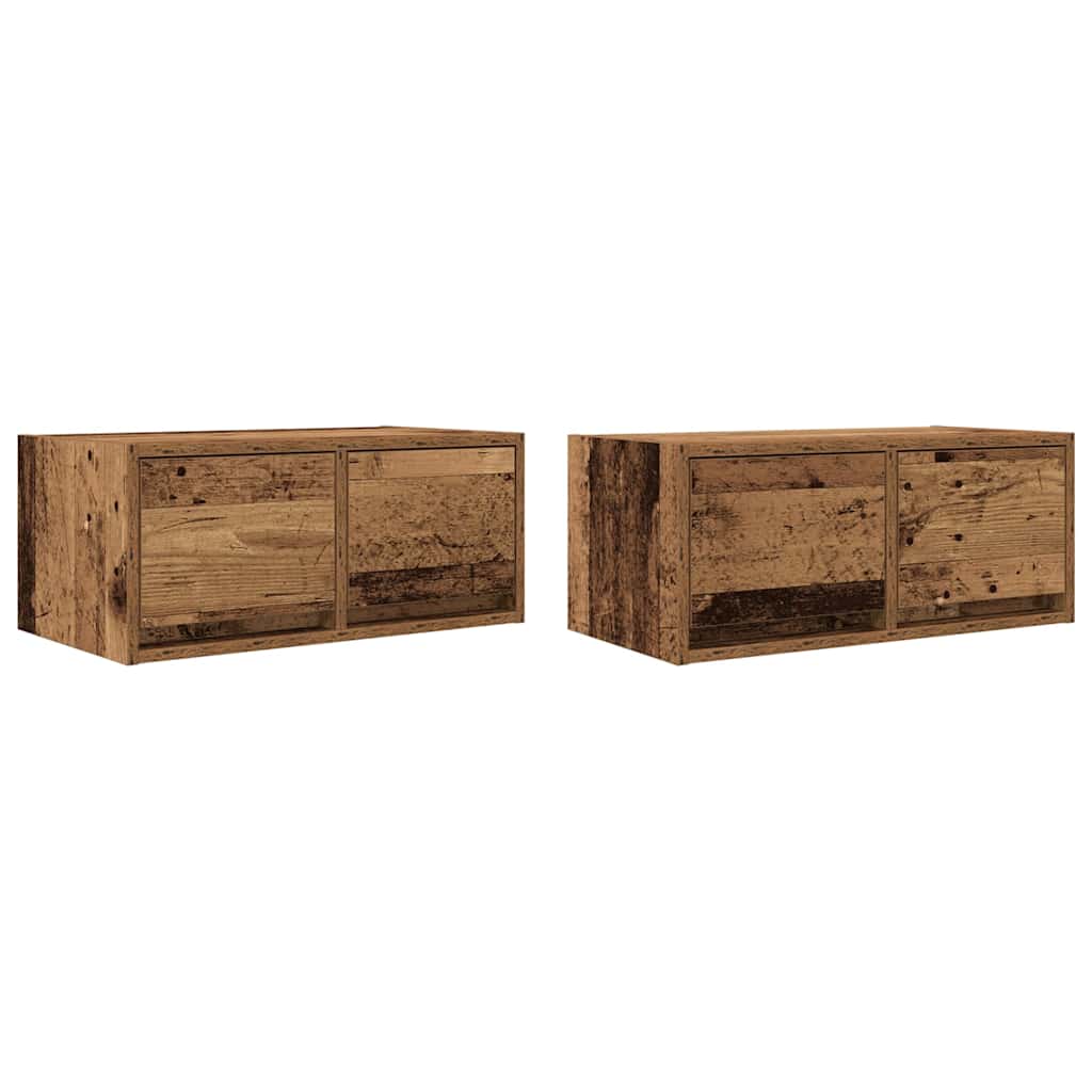 vidaXL Dulapuri TV 2 buc Lemn vechi 60x31x25,5 cm Lemn prelucrat vidaXL Dulapuri TV 2 buc Lemn vechi 60x31x25,5 cm Lemn prelucrat