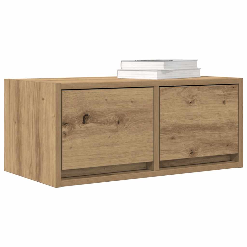 vidaXL Dulap TV Artisan Stejar 60x31x25,5 cm Lemn prelucrat
