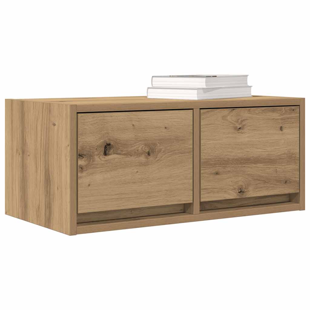 vidaXL Dulapuri TV 2 buc Stejar Artisan 60x31x25,5 cm Lemn prelucrat