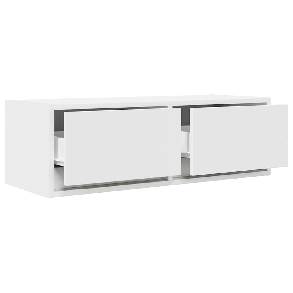 vidaXL Dulapuri TV 2 buc Alb 80x31x25,5 cm Lemn prelucrat vidaXL Dulapuri TV 2 buc Alb 80x31x25,5 cm Lemn prelucrat