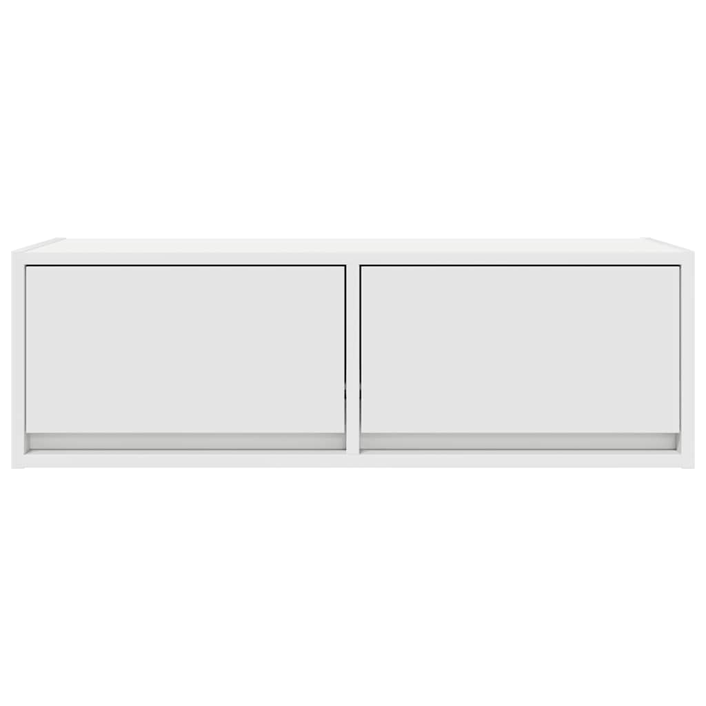 vidaXL Dulapuri TV 2 buc Alb 80x31x25,5 cm Lemn prelucrat vidaXL Dulapuri TV 2 buc Alb 80x31x25,5 cm Lemn prelucrat