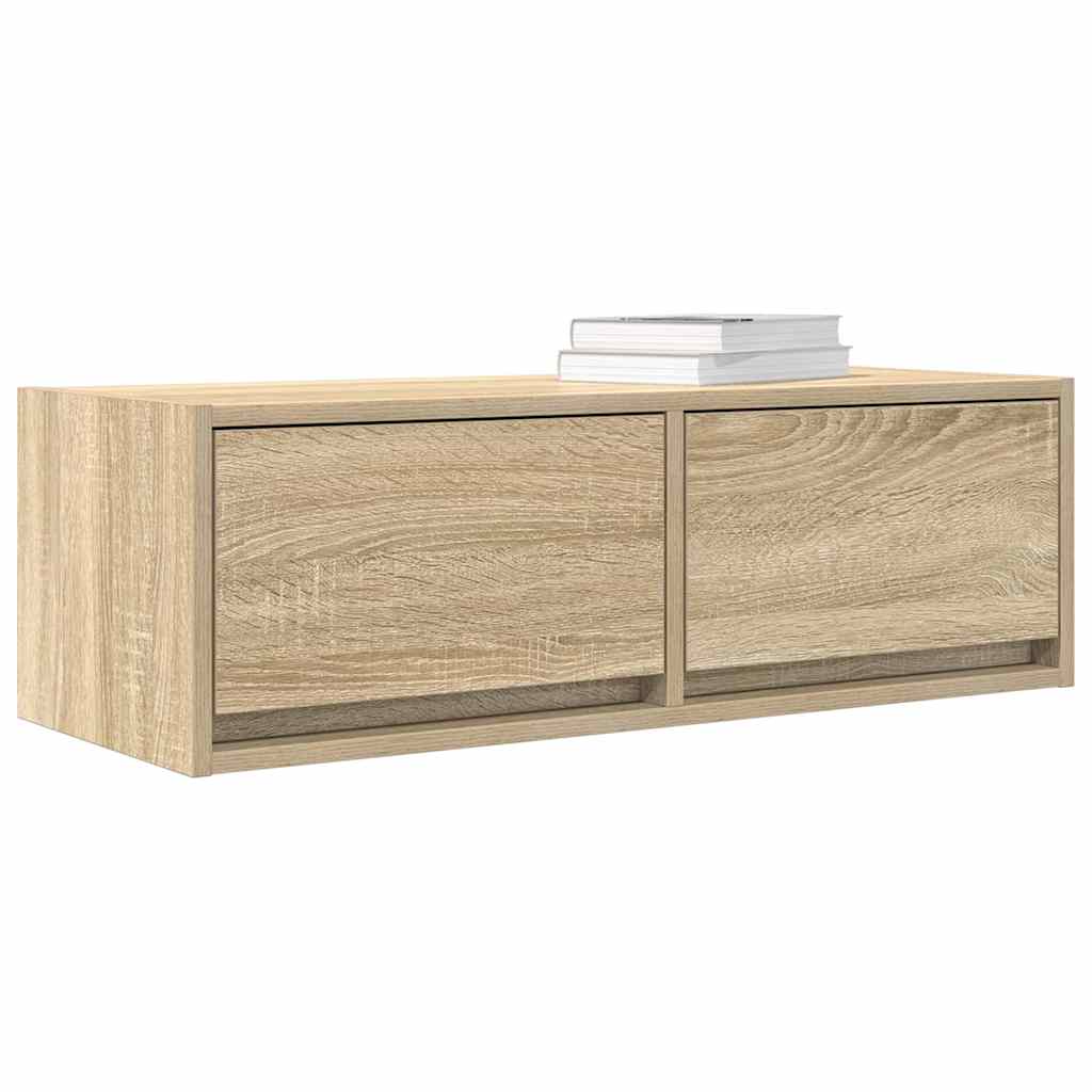vidaXL Dulapuri TV 2 buc Stejar Sonoma 80x31x25,5 cm Lemn prelucrat
