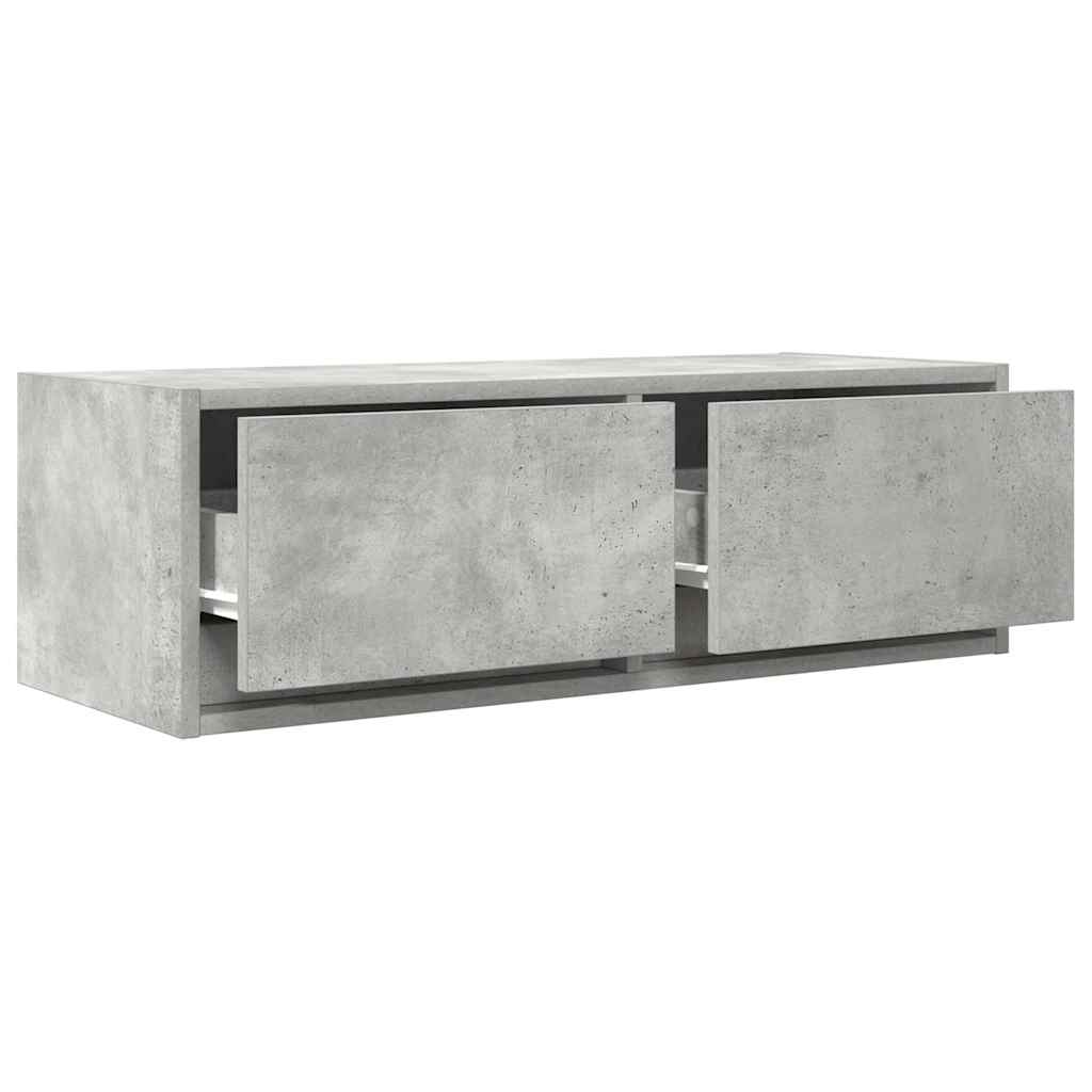 vidaXL Dulap TV Beton Gri 80x31x25,5 cm Lemn prelucrat