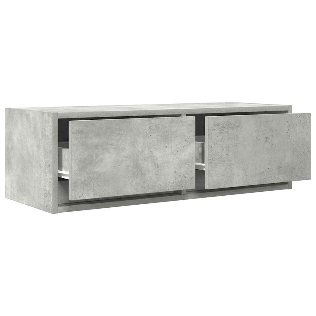 vidaXL Dulapuri TV 2 buc Beton Gri 80x31x25,5 cm Lemn prelucrat vidaXL Dulapuri TV 2 buc Beton Gri 80x31x25,5 cm Lemn prelucrat