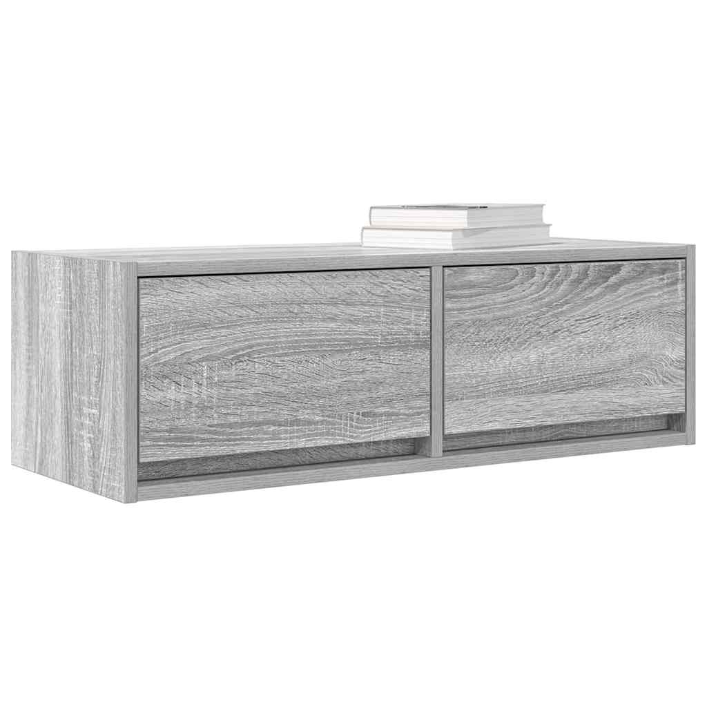vidaXL Dulapuri TV 2 buc Gri Sonoma 80x31x25,5 cm Lemn prelucrat vidaXL Dulapuri TV 2 buc Gri Sonoma 80x31x25,5 cm Lemn prelucrat