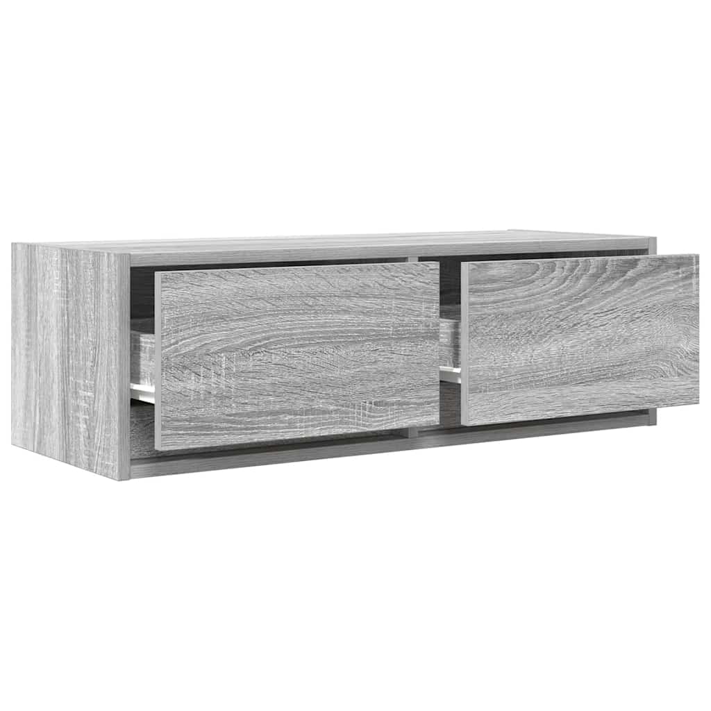 vidaXL Dulapuri TV 2 buc Gri Sonoma 80x31x25,5 cm Lemn prelucrat vidaXL Dulapuri TV 2 buc Gri Sonoma 80x31x25,5 cm Lemn prelucrat