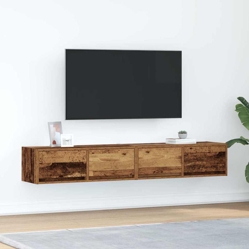 vidaXL Dulapuri TV 2 buc Lemn vechi 80x31x25,5 cm Lemn prelucrat vidaXL Dulapuri TV 2 buc Lemn vechi 80x31x25,5 cm Lemn prelucrat