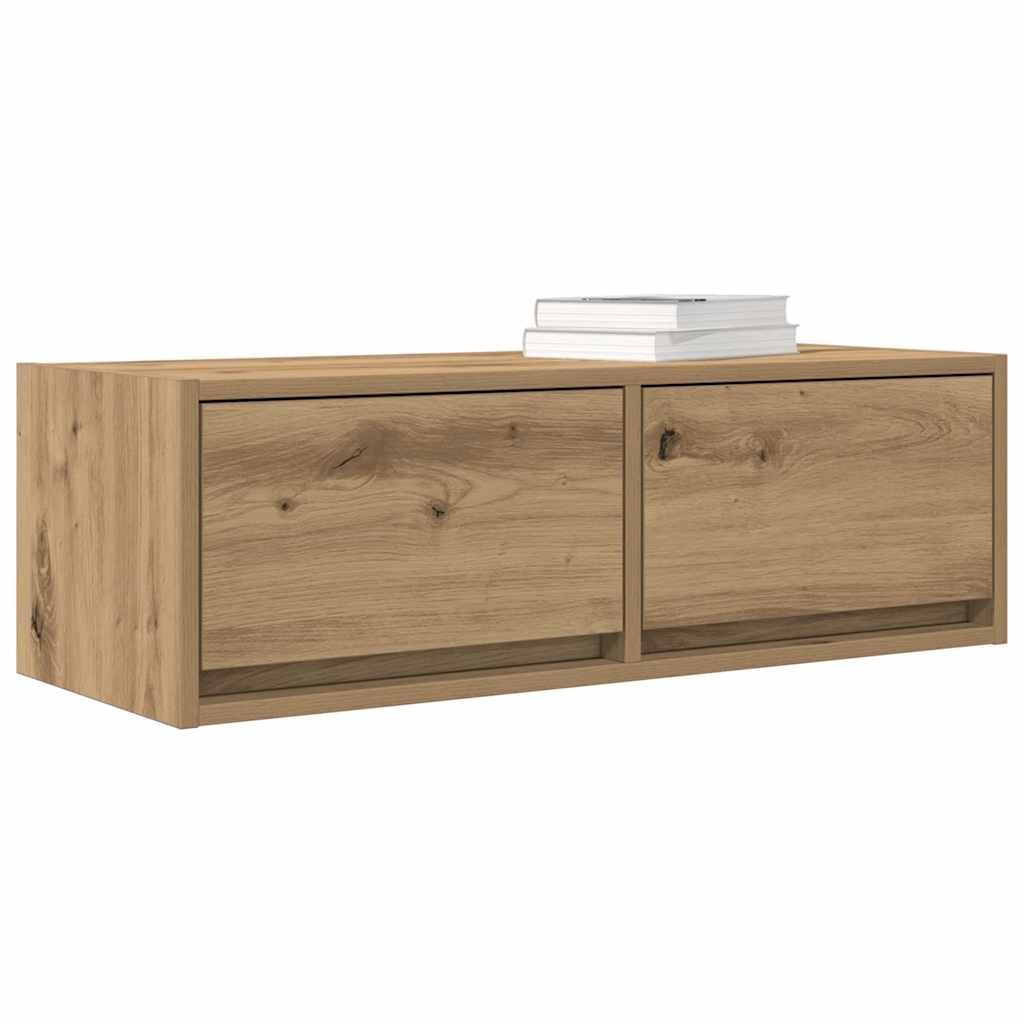 vidaXL Dulapuri TV 2 buc Stejar Artisan 80x31x25,5 cm Lemn prelucrat