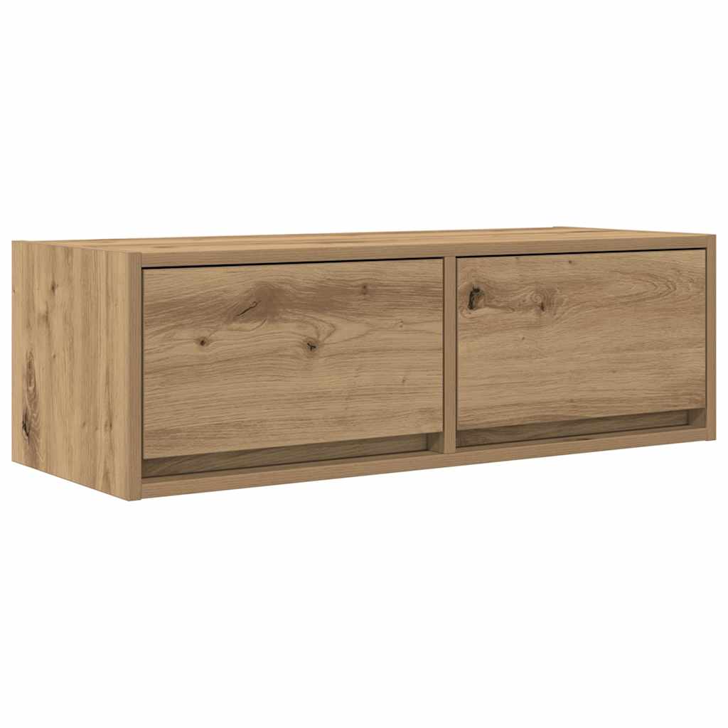 vidaXL Dulapuri TV 2 buc Stejar Artisan 80x31x25,5 cm Lemn prelucrat