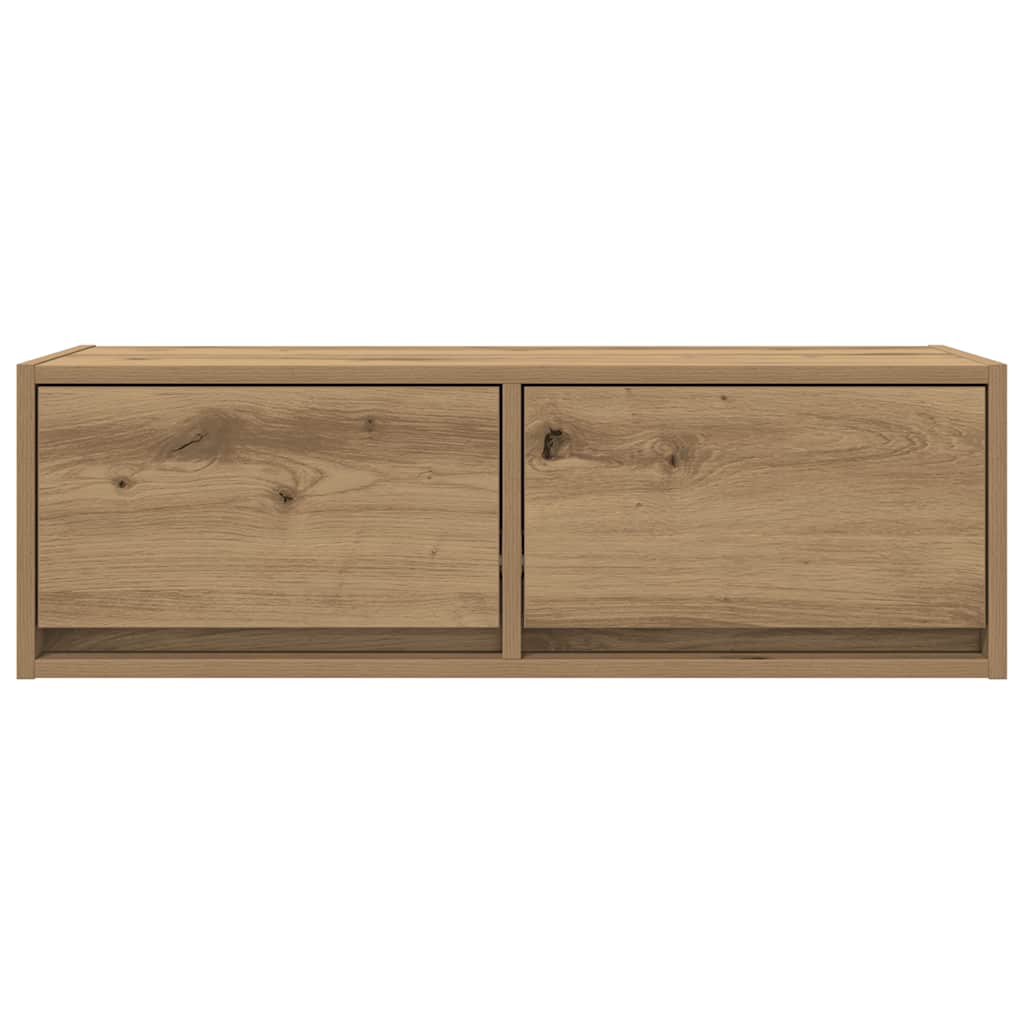 vidaXL Dulapuri TV 2 buc Stejar Artisan 80x31x25,5 cm Lemn prelucrat