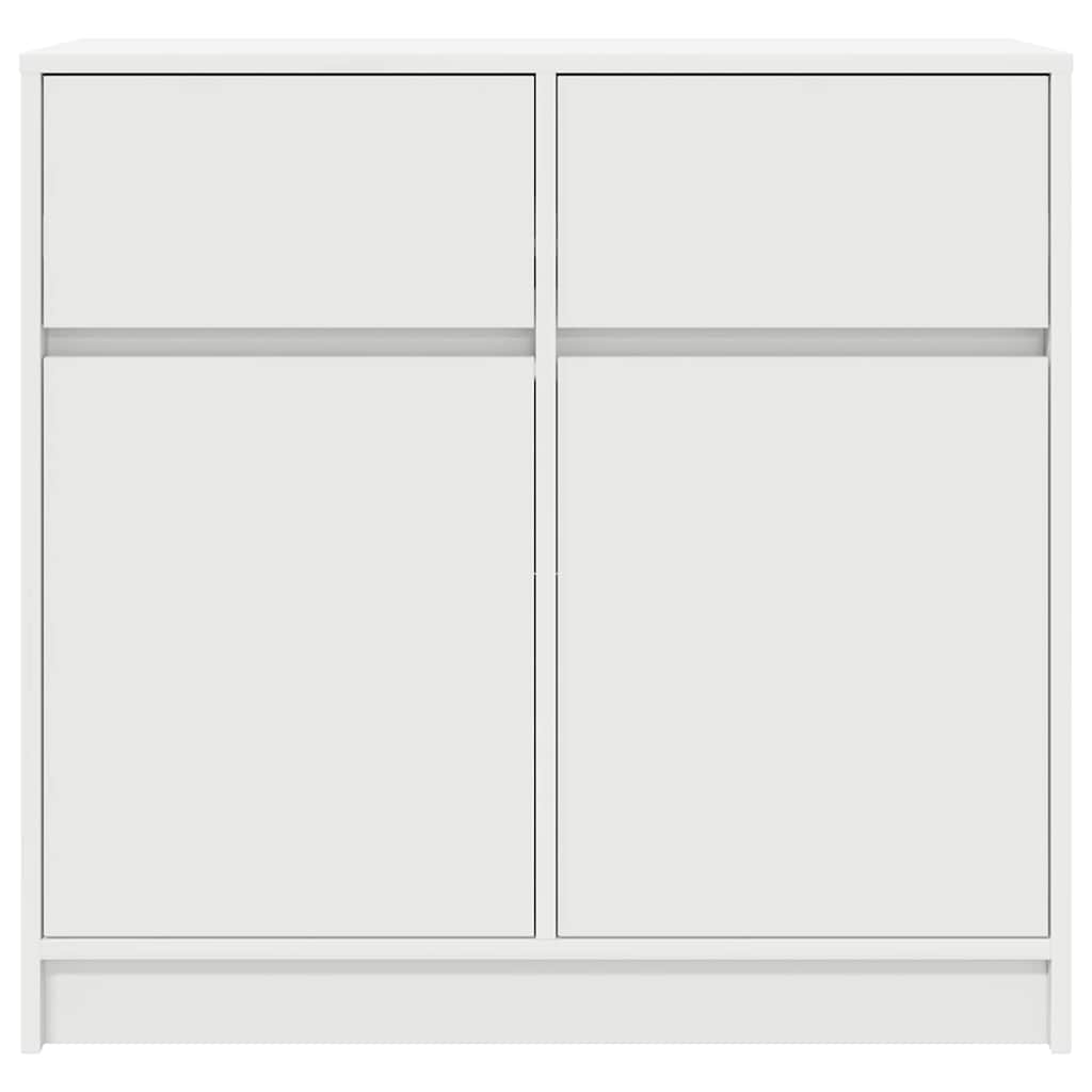 vidaXL Bufetă cu sertar alb 80x34x76 cm lemn prelucrat