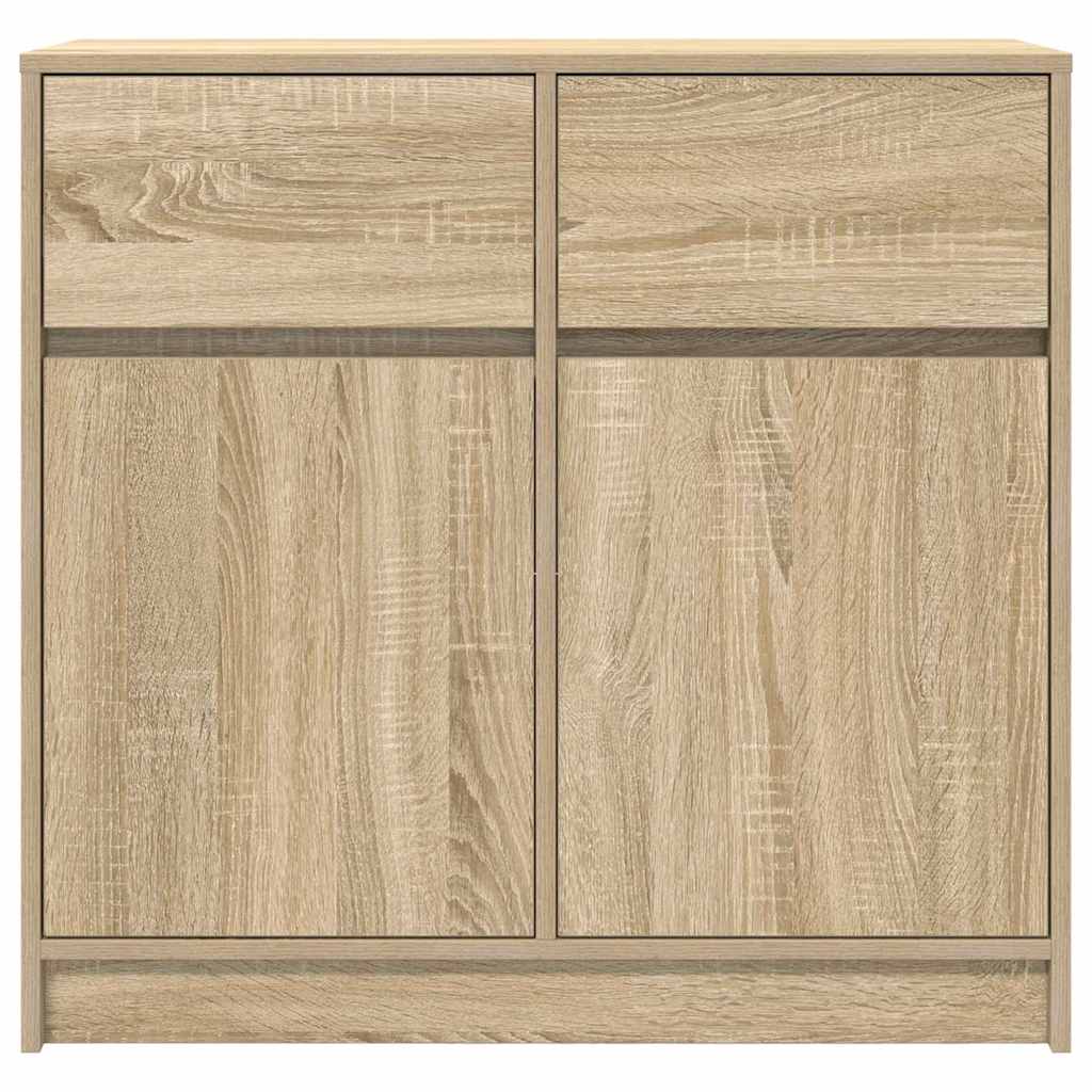 vidaXL Bufetă cu sertar Stejar Sonoma 80x34x76 cm Lemn prelucrat