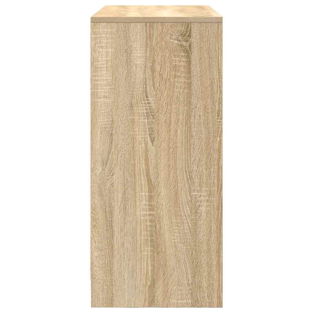 vidaXL Bufetă cu sertar Stejar Sonoma 80x34x76 cm Lemn prelucrat