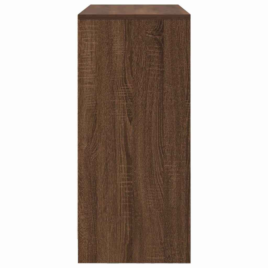 vidaXL Bufetă cu sertar Stejar maro 80x34x76 cm Lemn prelucrat