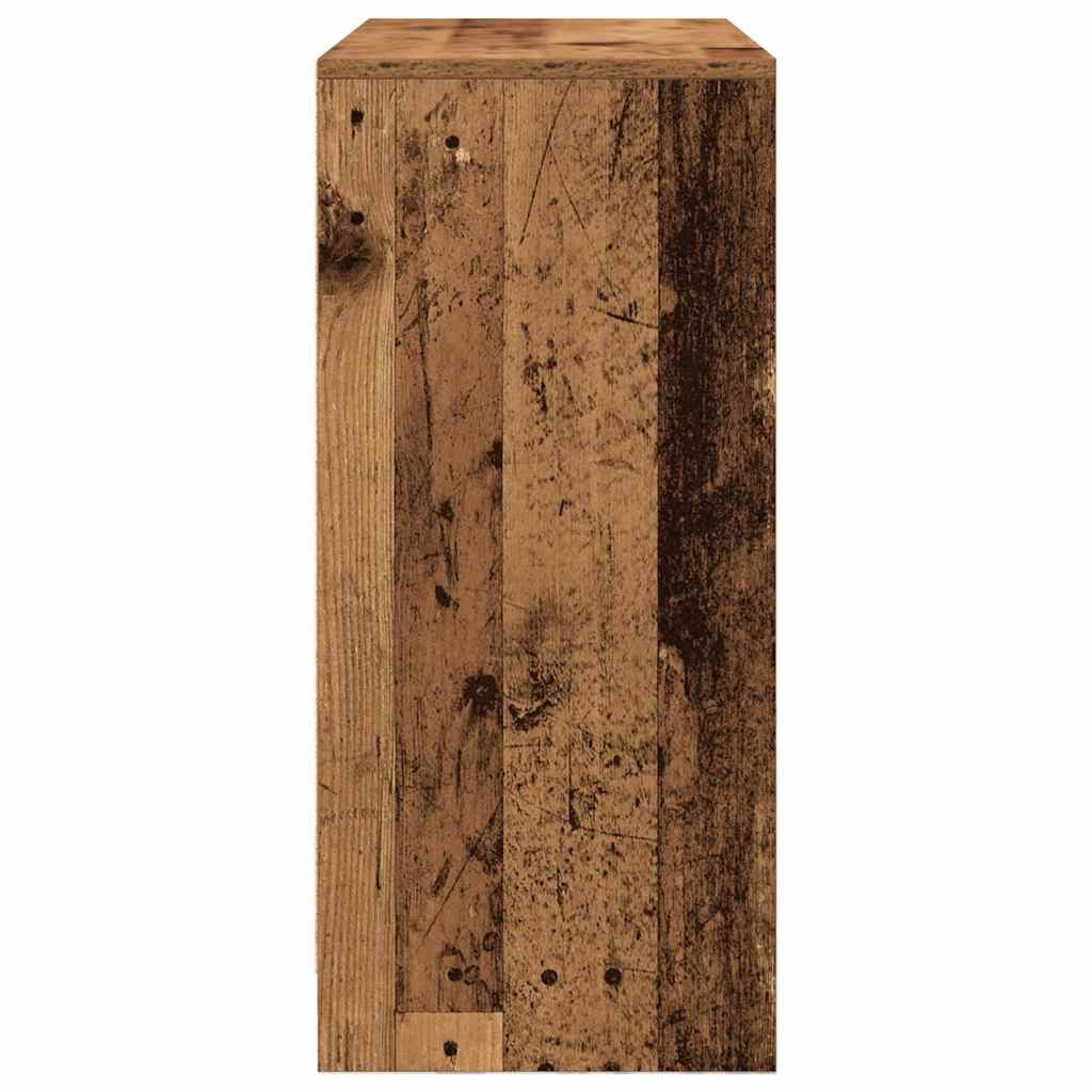 vidaXL Bufetă cu sertar Lemn vechi 80x34x76 cm Lemn prelucrat