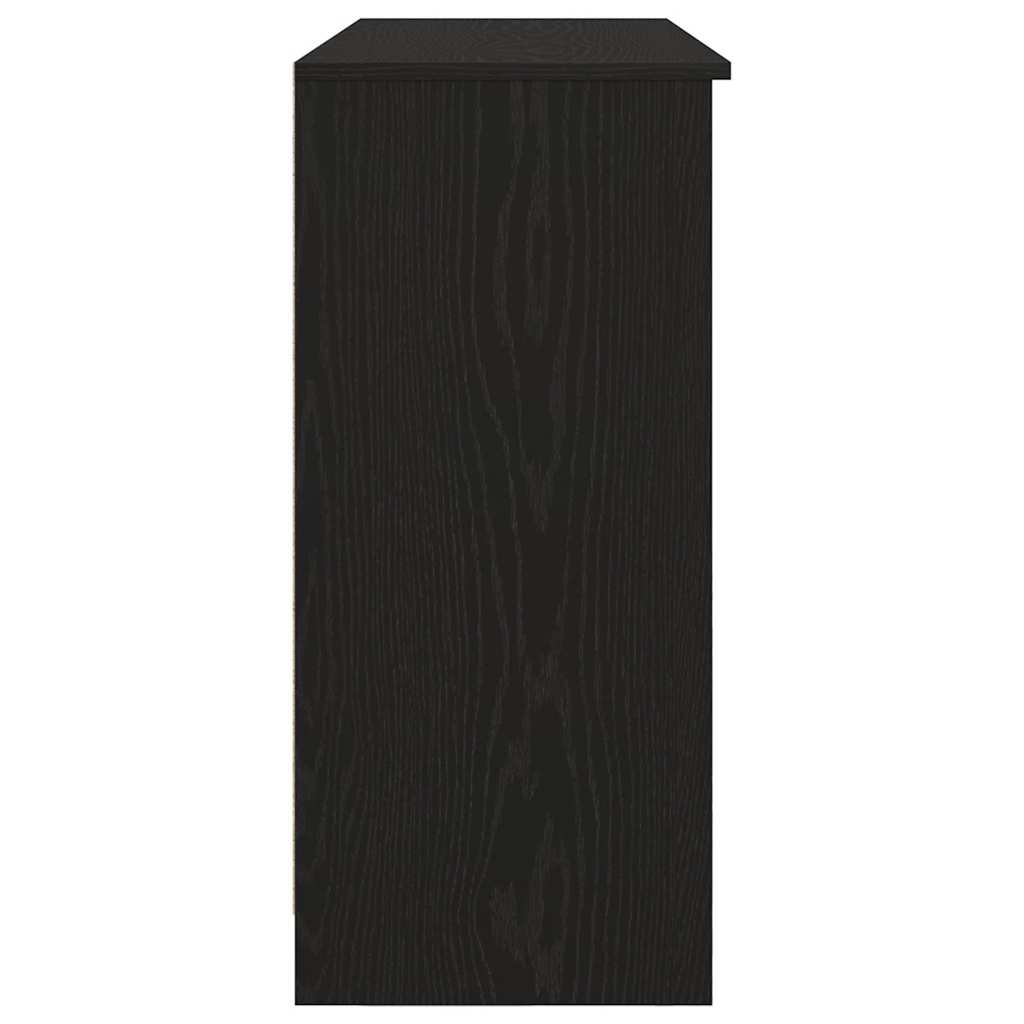 vidaXL Bufetă cu sertar Stejar negru 101x35x76 cm Lemn prelucrat vidaXL Bufetă cu sertar Stejar negru 101x35x76 cm Lemn prelucrat