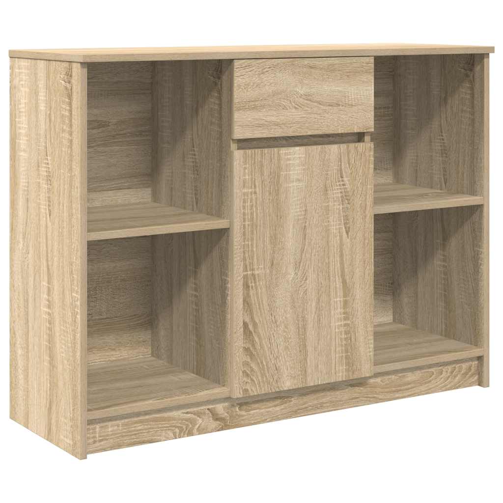 vidaXL Bufetă cu sertar Stejar Sonoma 101x35x76 cm Lemn prelucrat